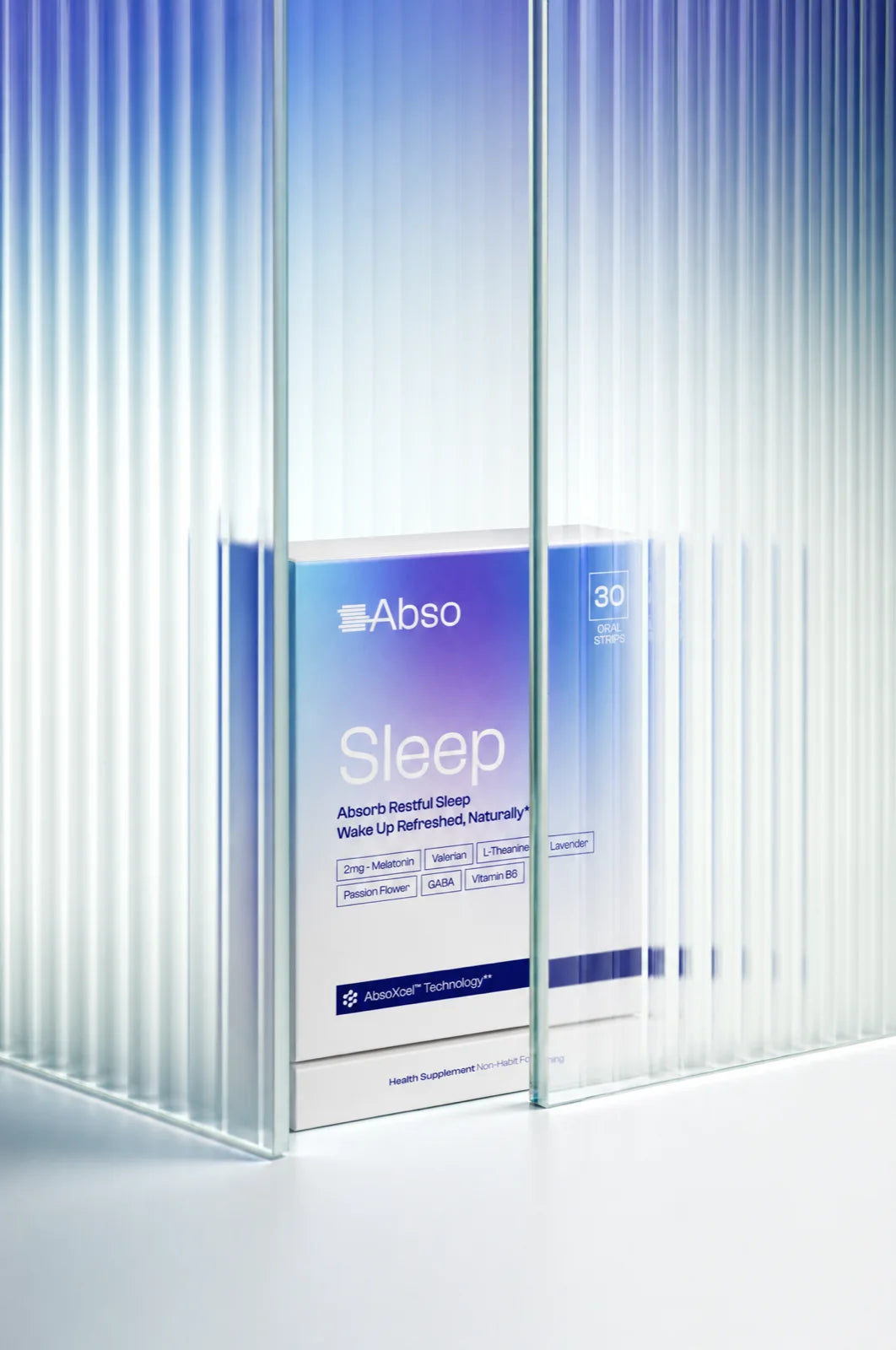 Abso Sleep, refracted through reeded glass